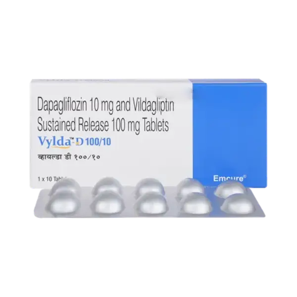 Vylda D 10mg/100mg Tablet